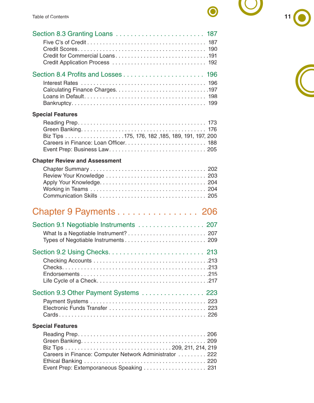 Banking & Financial Systems, 2nd Edition page 11