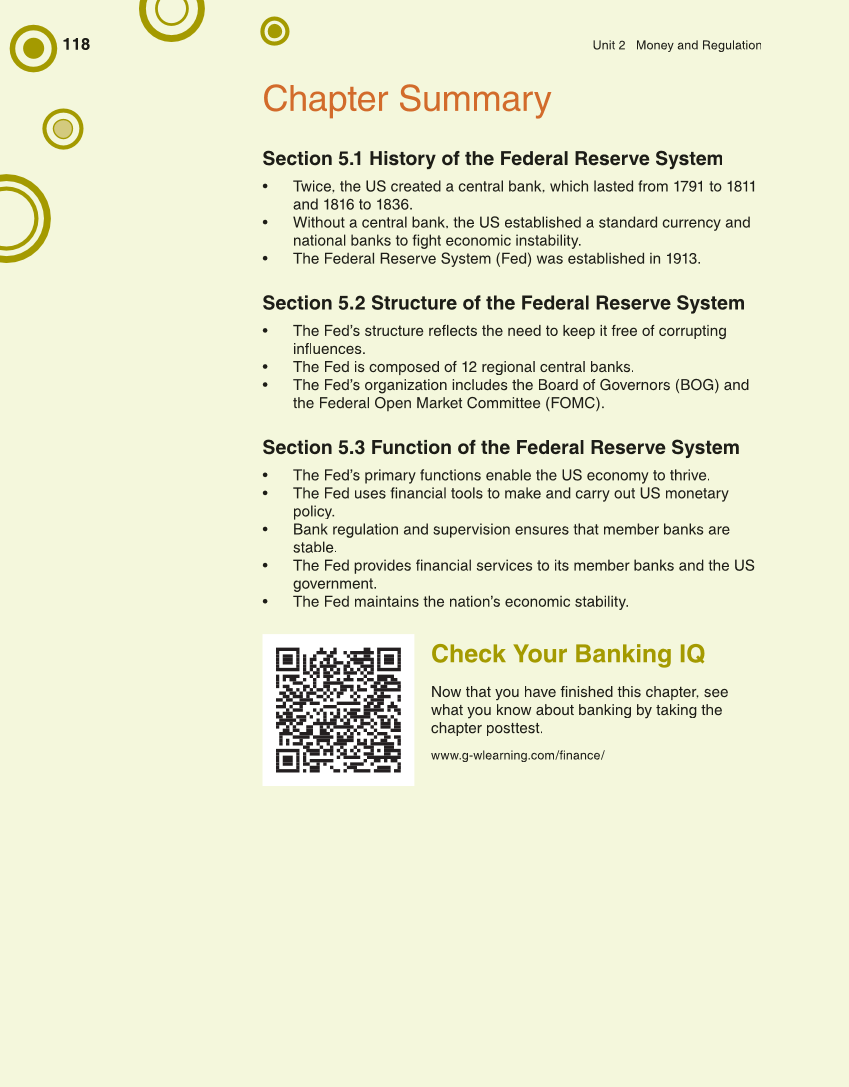 Banking & Financial Systems, 2nd Edition page 118