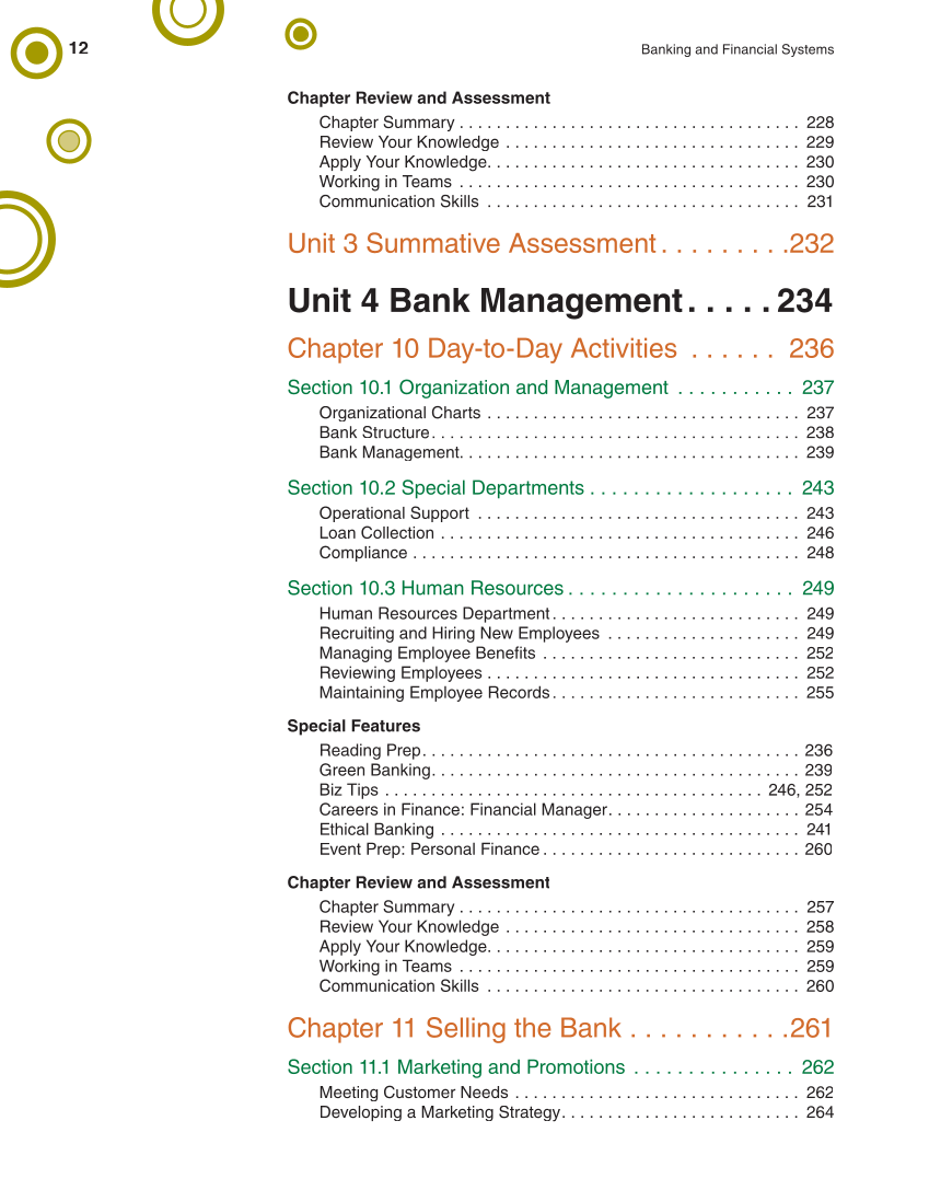 Banking & Financial Systems, 2nd Edition page 12