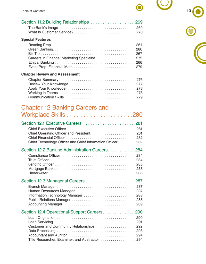 Banking & Financial Systems, 2nd Edition page 13