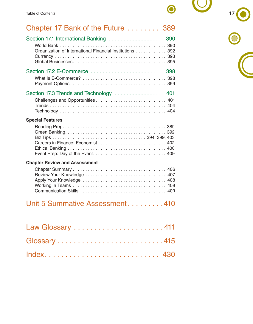 Banking & Financial Systems, 2nd Edition page 17
