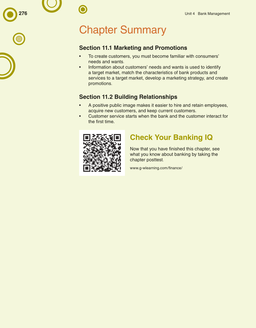 Banking & Financial Systems, 2nd Edition page 276