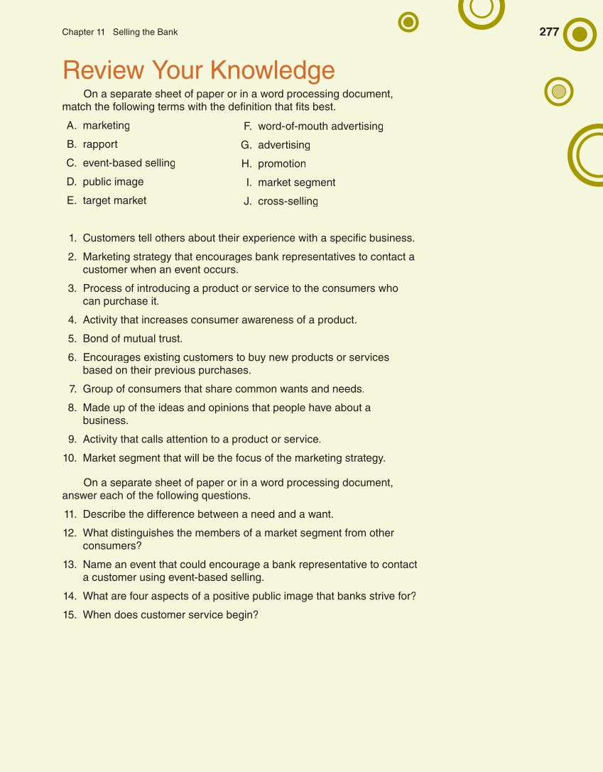 Banking & Financial Systems, 2nd Edition page 277