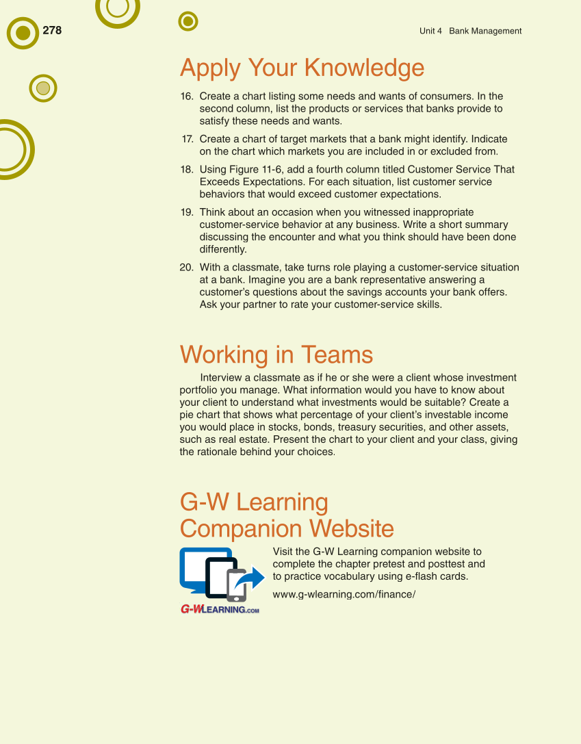 Banking & Financial Systems, 2nd Edition page 278