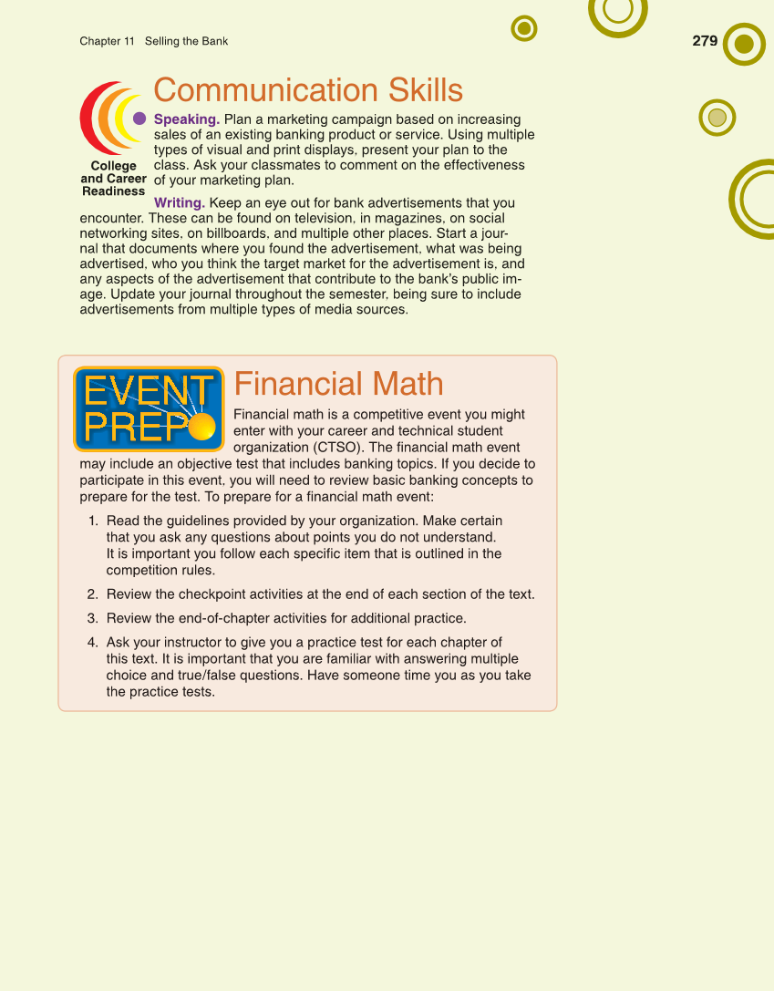 Banking & Financial Systems, 2nd Edition page 279
