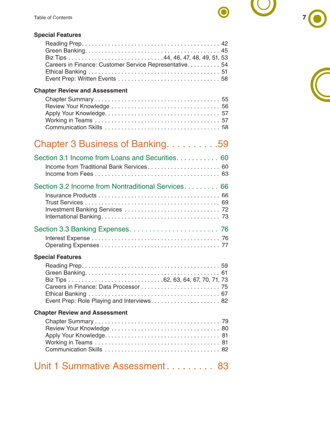 Banking & Financial Systems, 2nd Edition page 7