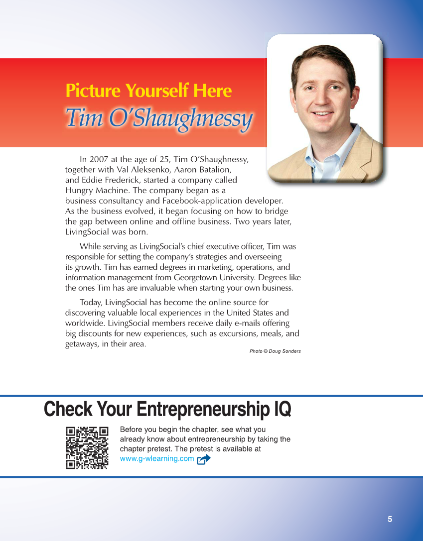 Entrepreneurship, 2nd Edition page 5