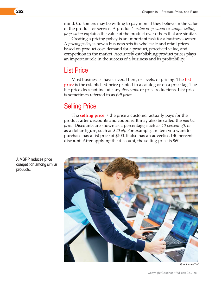 Entrepreneurship, 2nd Edition page 262
