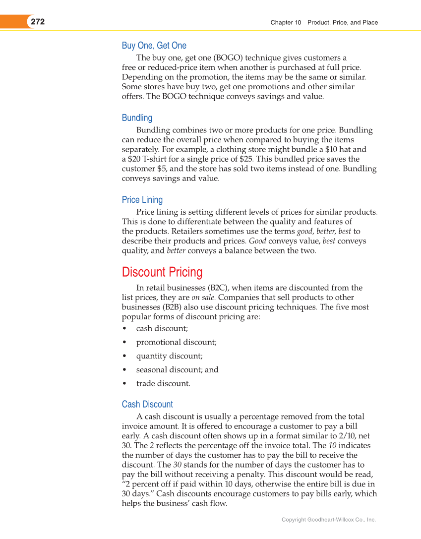 Entrepreneurship, 2nd Edition page 272