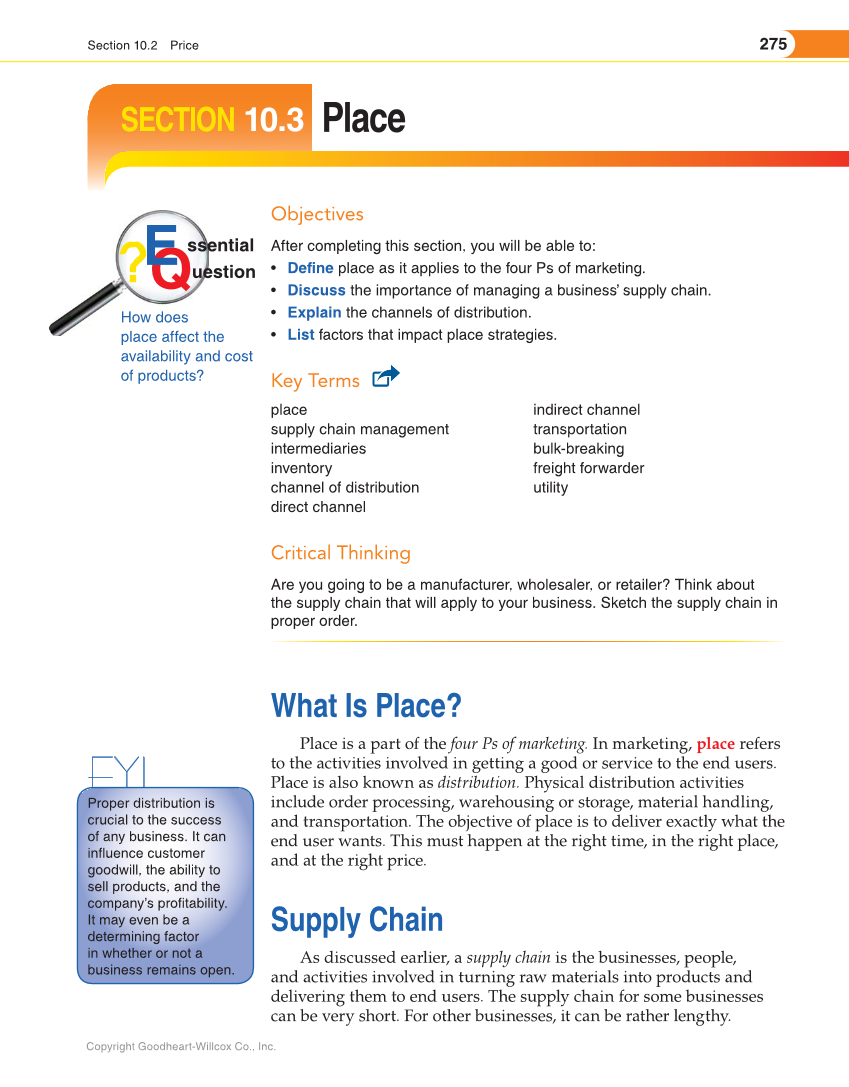 Entrepreneurship, 2nd Edition page 275