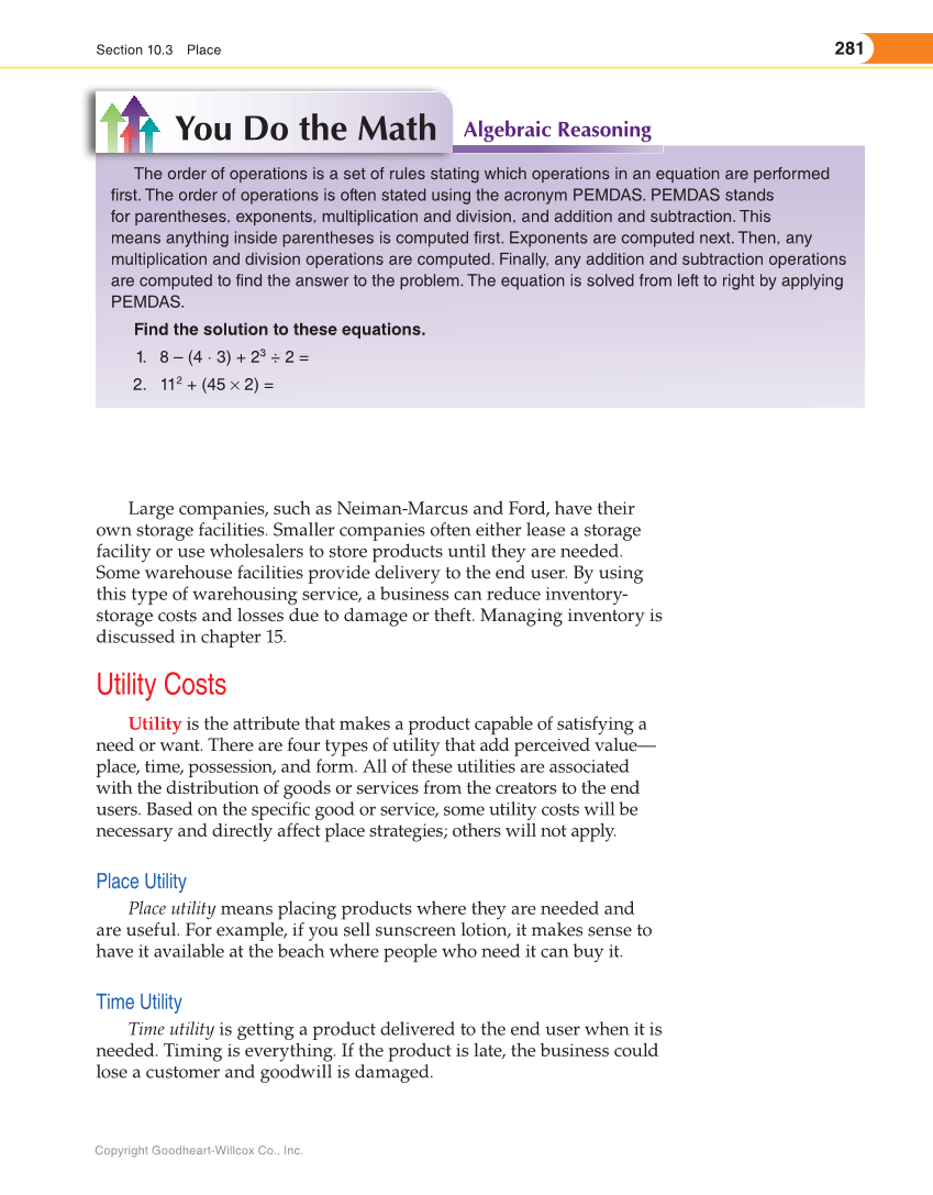 Entrepreneurship, 2nd Edition page 281