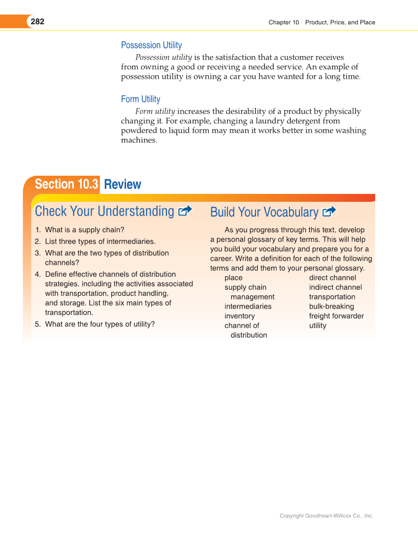 Entrepreneurship, 2nd Edition page 282