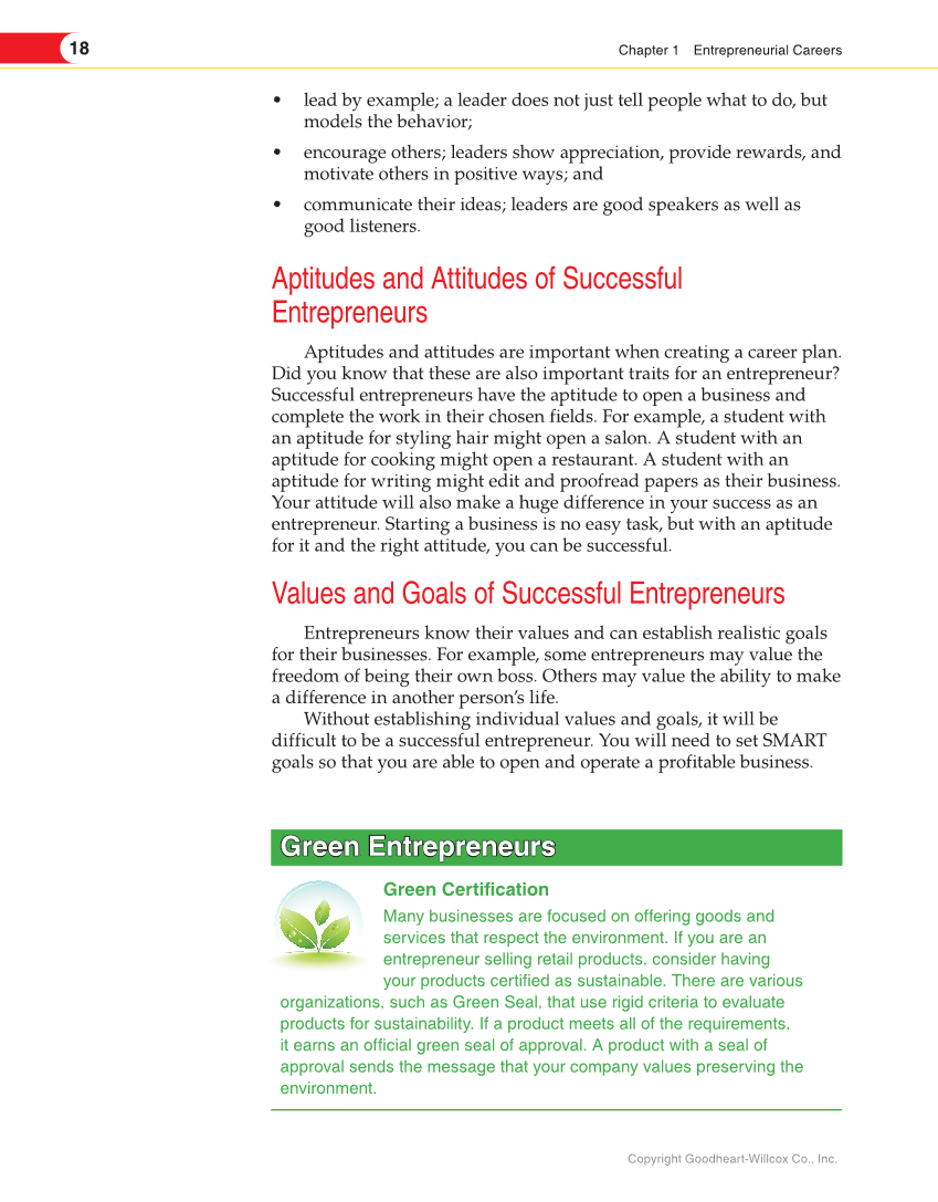Entrepreneurship, 2nd Edition page 18