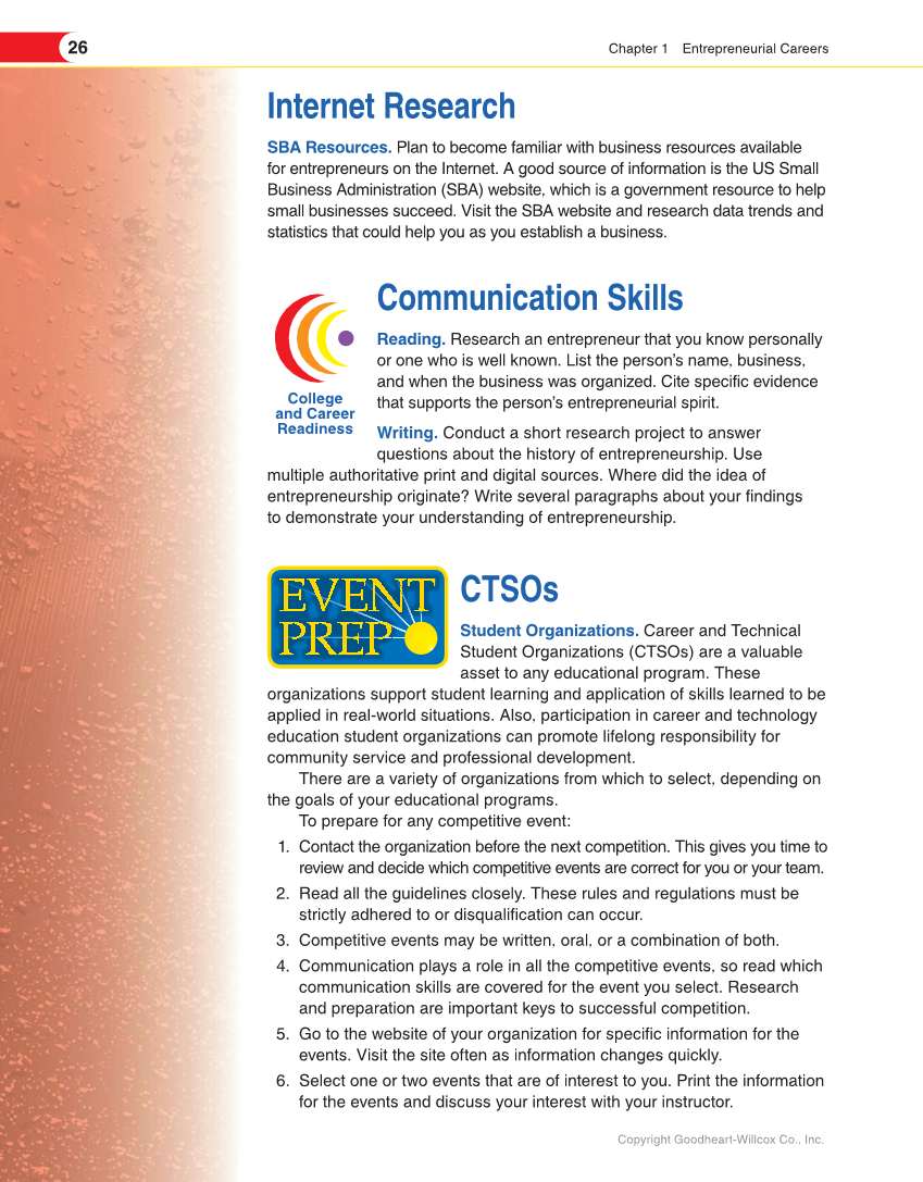 Entrepreneurship, 2nd Edition page 26