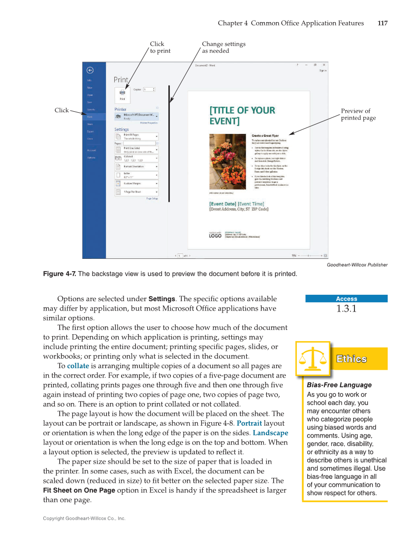 Introduction to Microsoft Office 2019, 2nd Edition page 117