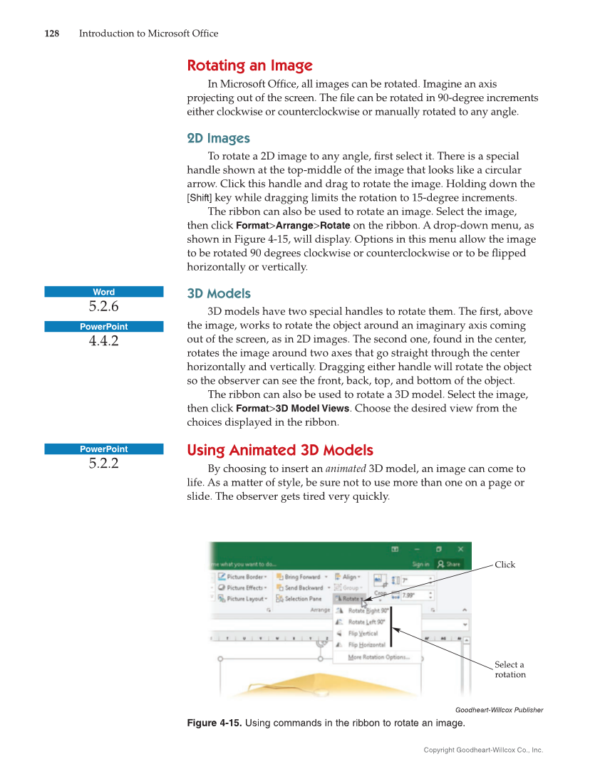 Introduction to Microsoft Office 2019, 2nd Edition page 128