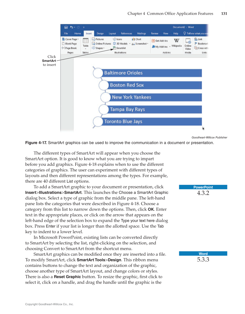 Introduction to Microsoft Office 2019, 2nd Edition page 131
