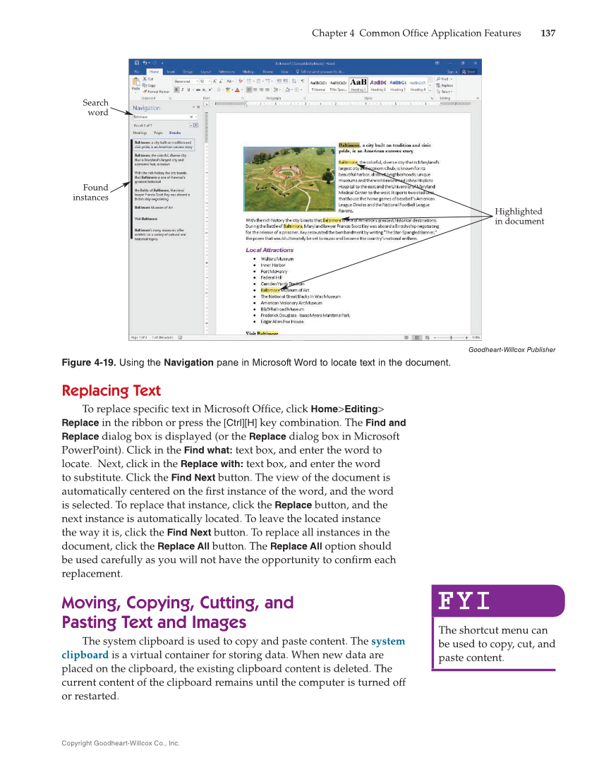 Introduction to Microsoft Office 2019, 2nd Edition page 137