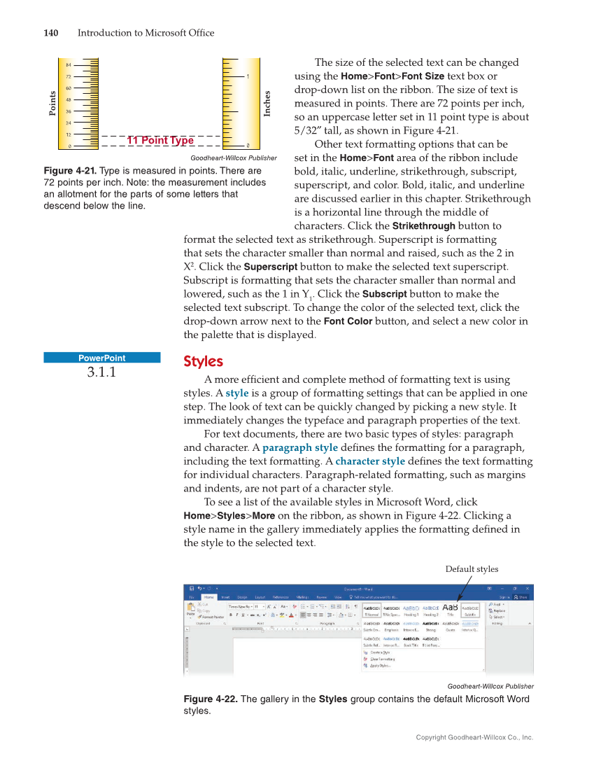 Introduction to Microsoft Office 2019, 2nd Edition page 140