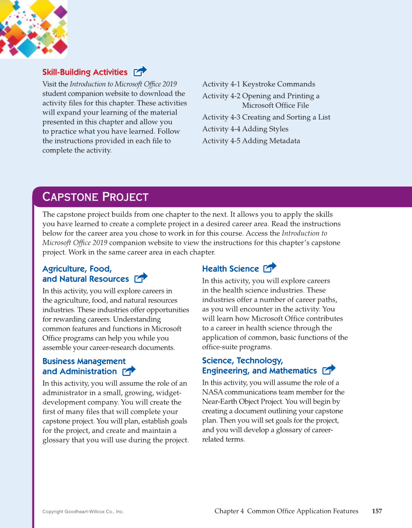 Introduction to Microsoft Office 2019, 2nd Edition page 157