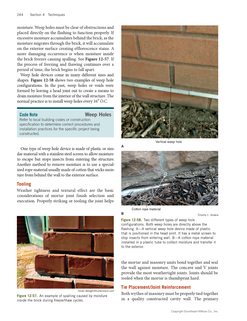 Modern Masonry: Brick, Block, Stone 9e, Textbook page 244