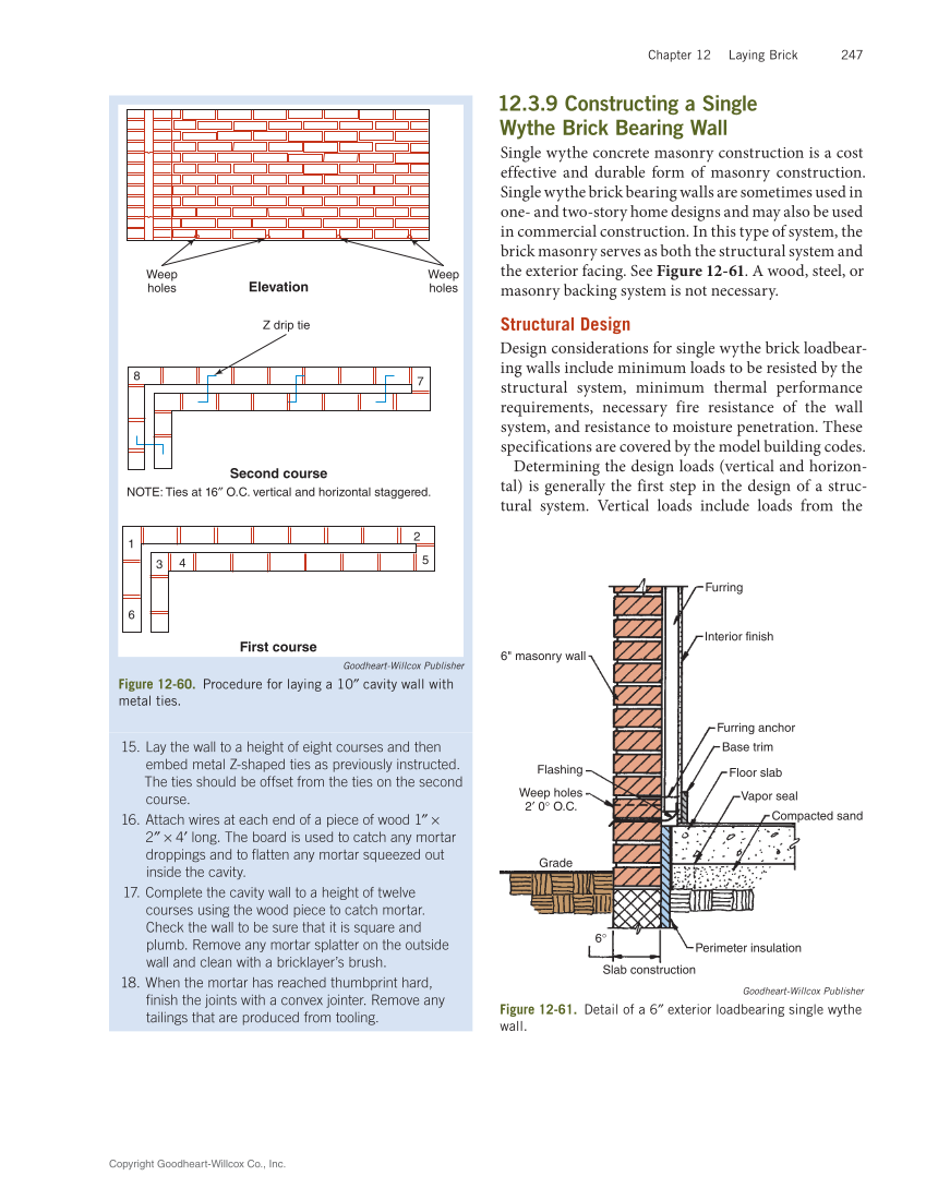 Modern Masonry: Brick, Block, Stone 9e, Textbook page 247