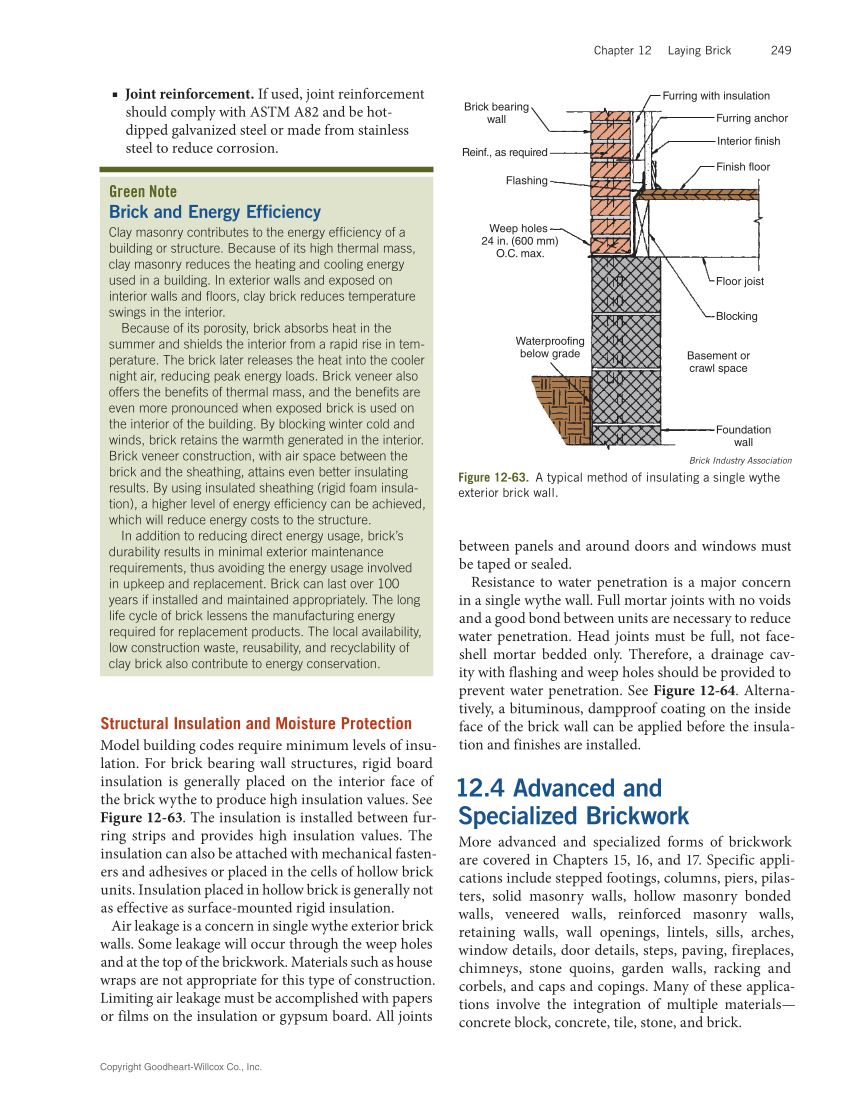 Modern Masonry: Brick, Block, Stone 9e, Textbook page 249
