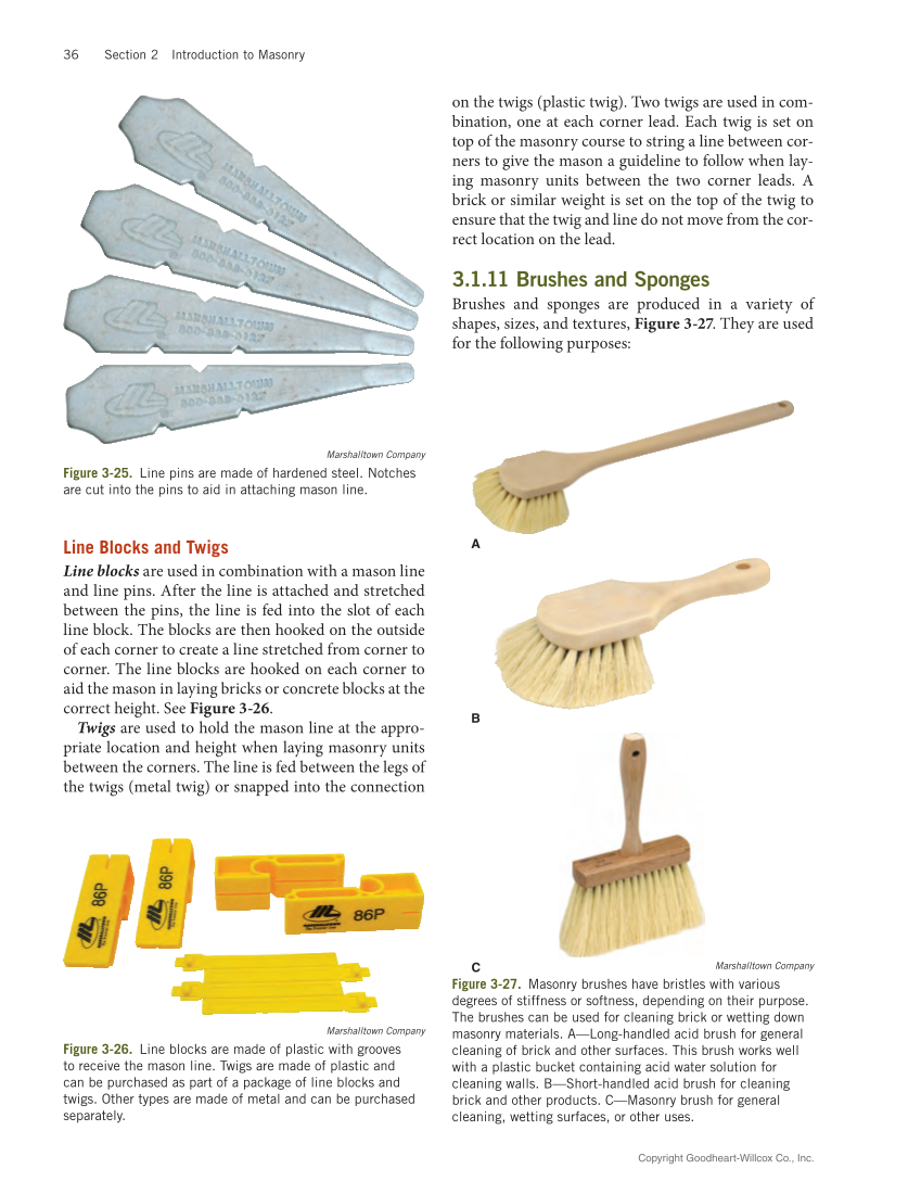 Modern Masonry: Brick, Block, Stone 9e, Textbook page 36