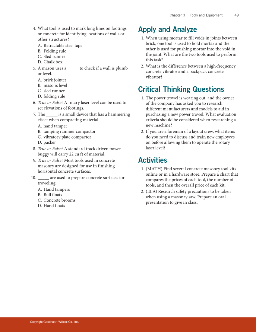 Modern Masonry: Brick, Block, Stone 9e, Textbook page 49