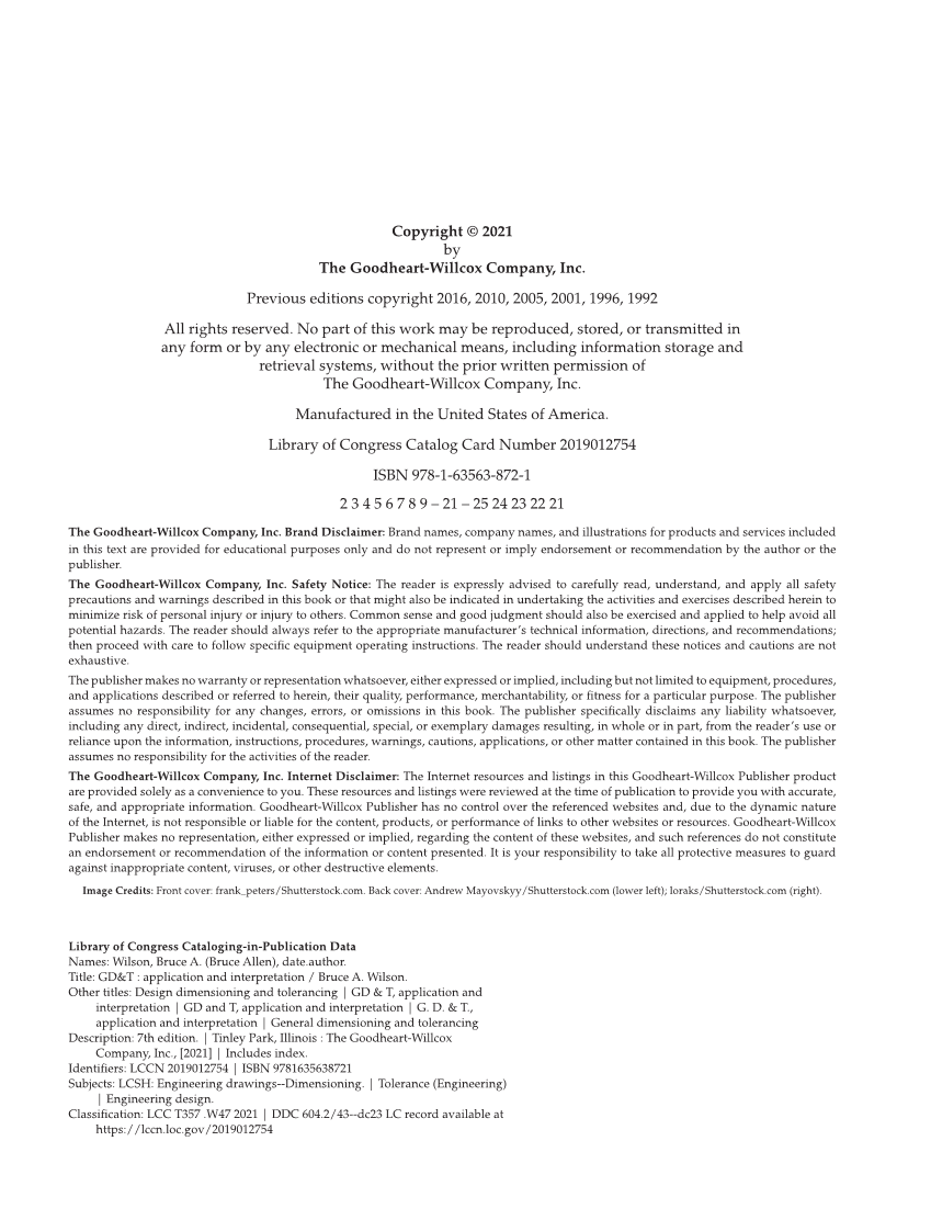 GD&T: Application and Interpretation, 7th Edition page ii