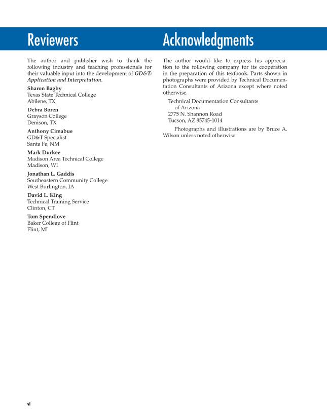 GD&T: Application and Interpretation, 7th Edition page vi