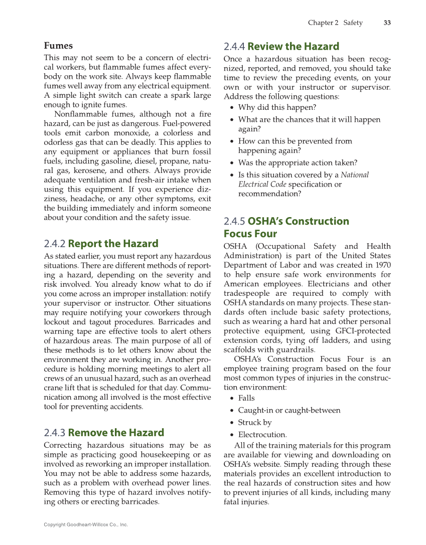 Modern Residential Wiring, 12th Edition page 33