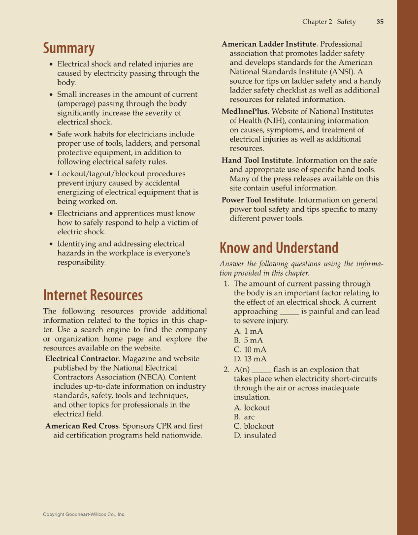Modern Residential Wiring, 12th Edition page 35