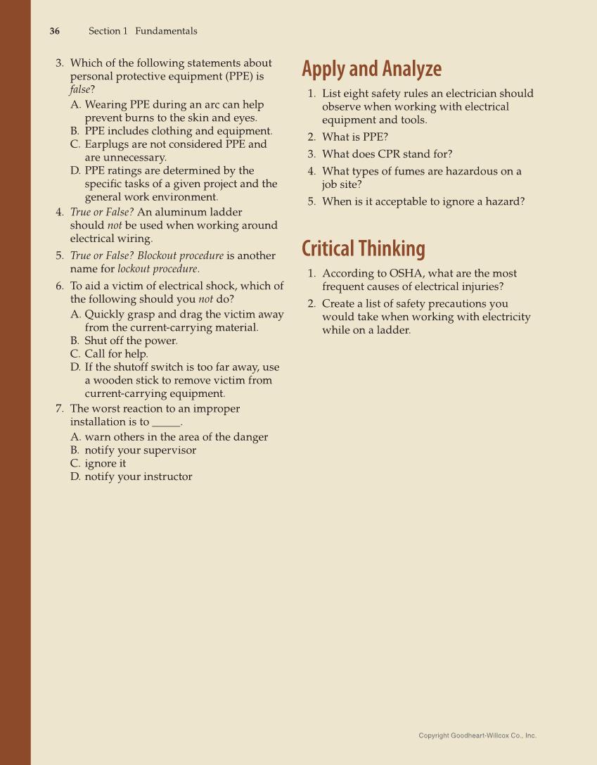 Modern Residential Wiring, 12th Edition page 36