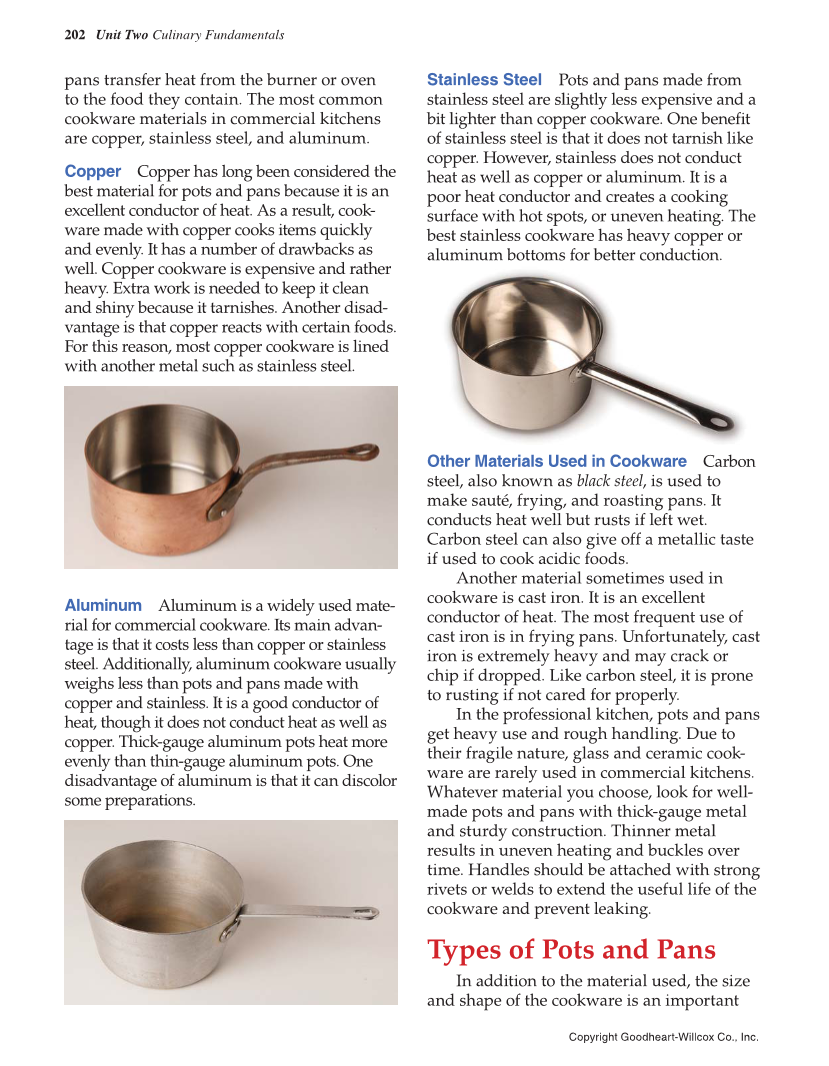 The Culinary Professional, 3rd Edition page 202