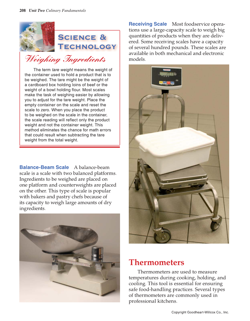 The Culinary Professional, 3rd Edition page 208