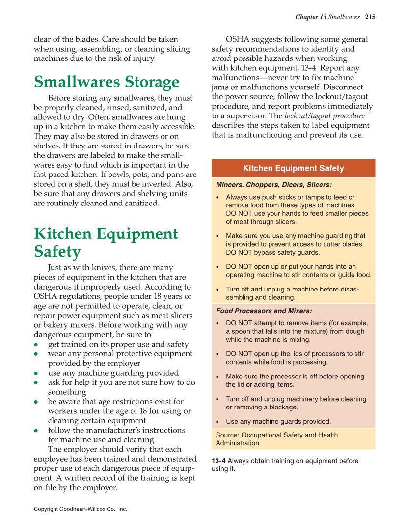The Culinary Professional, 3rd Edition page 215