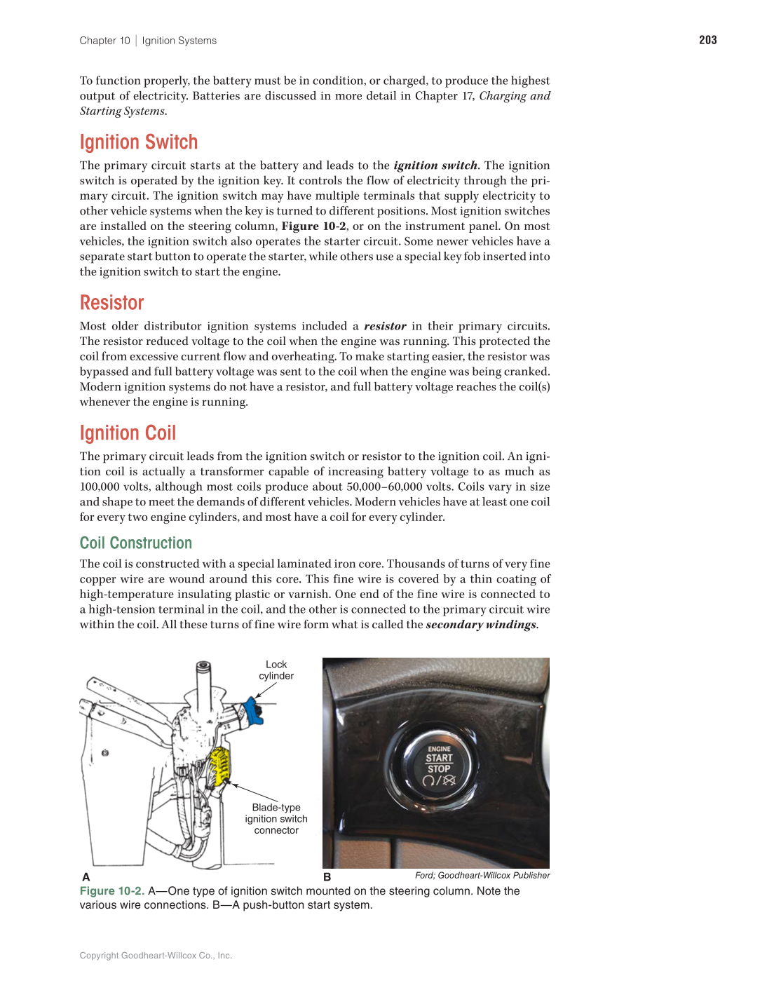 Auto Fundamentals, 12th Edition page 203