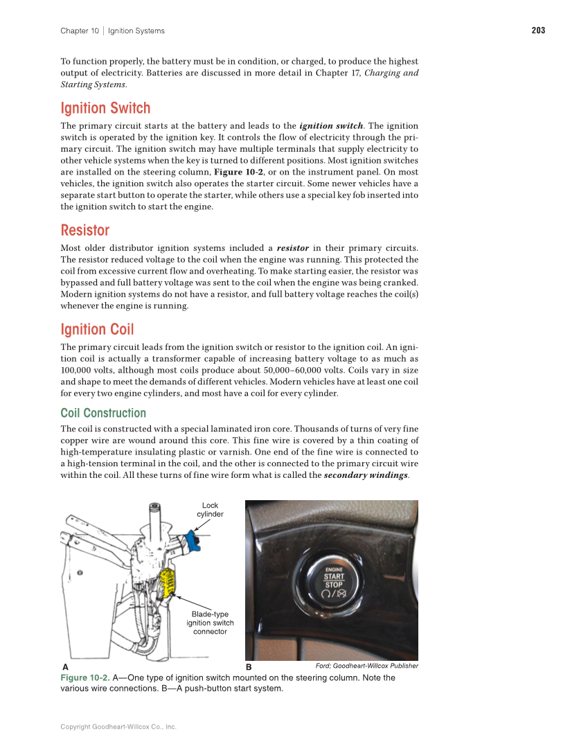 Auto Fundamentals, 12th Edition page 203