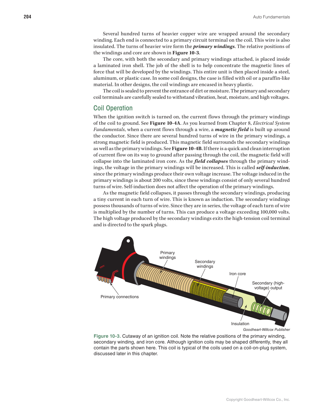 Auto Fundamentals, 12th Edition page 204