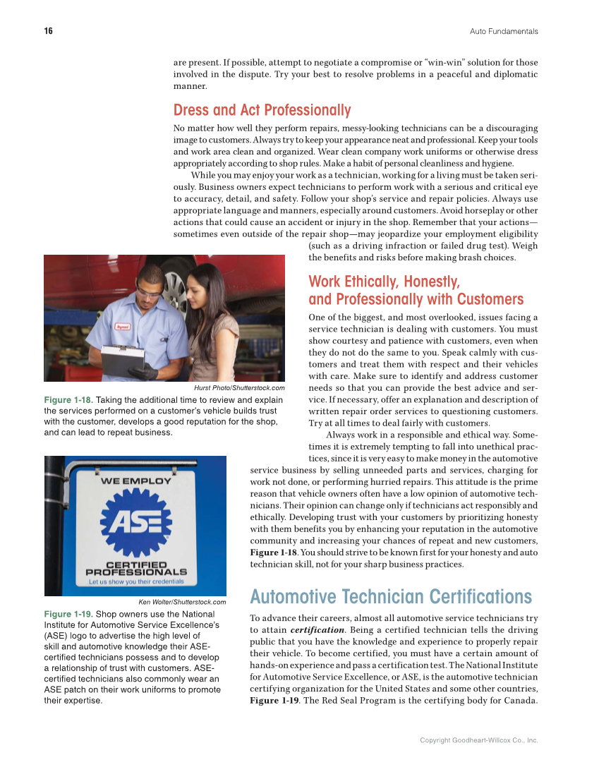 Auto Fundamentals, 12th Edition page 16