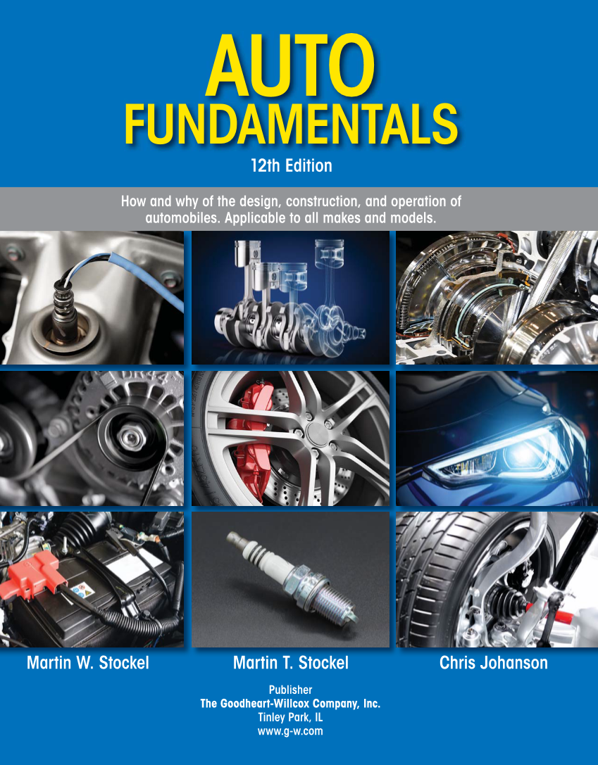 Auto Fundamentals, 12th Edition page i