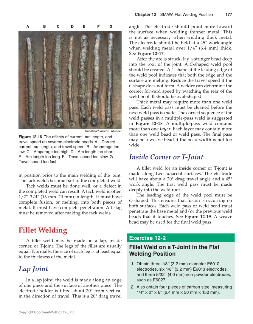 Welding Fundamentals 6e, Textbook page 177