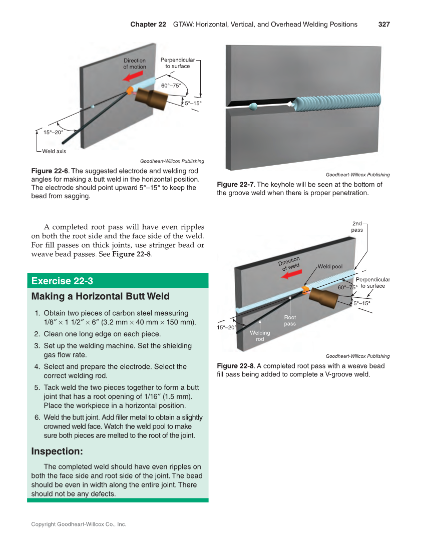 Welding Fundamentals 6e, Textbook page 327