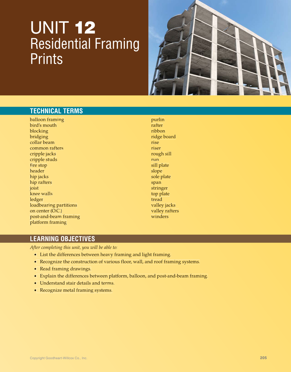 Print Reading for Construction, 7th Edition page 205