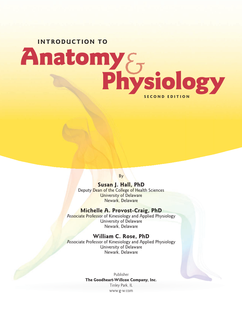 Introduction to Anatomy and Physiology, 2nd Edition page i