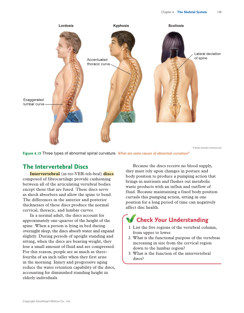 Introduction to Anatomy and Physiology, 2nd Edition page 139