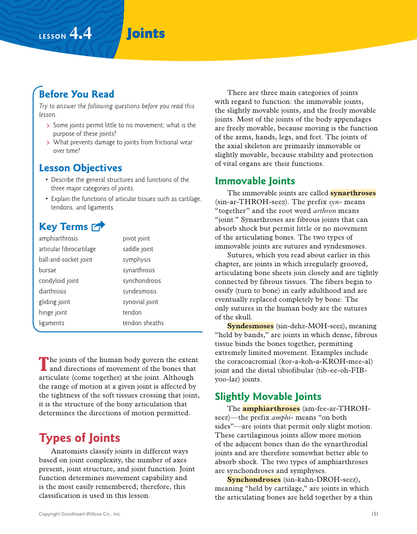 Introduction to Anatomy and Physiology, 2nd Edition page 151