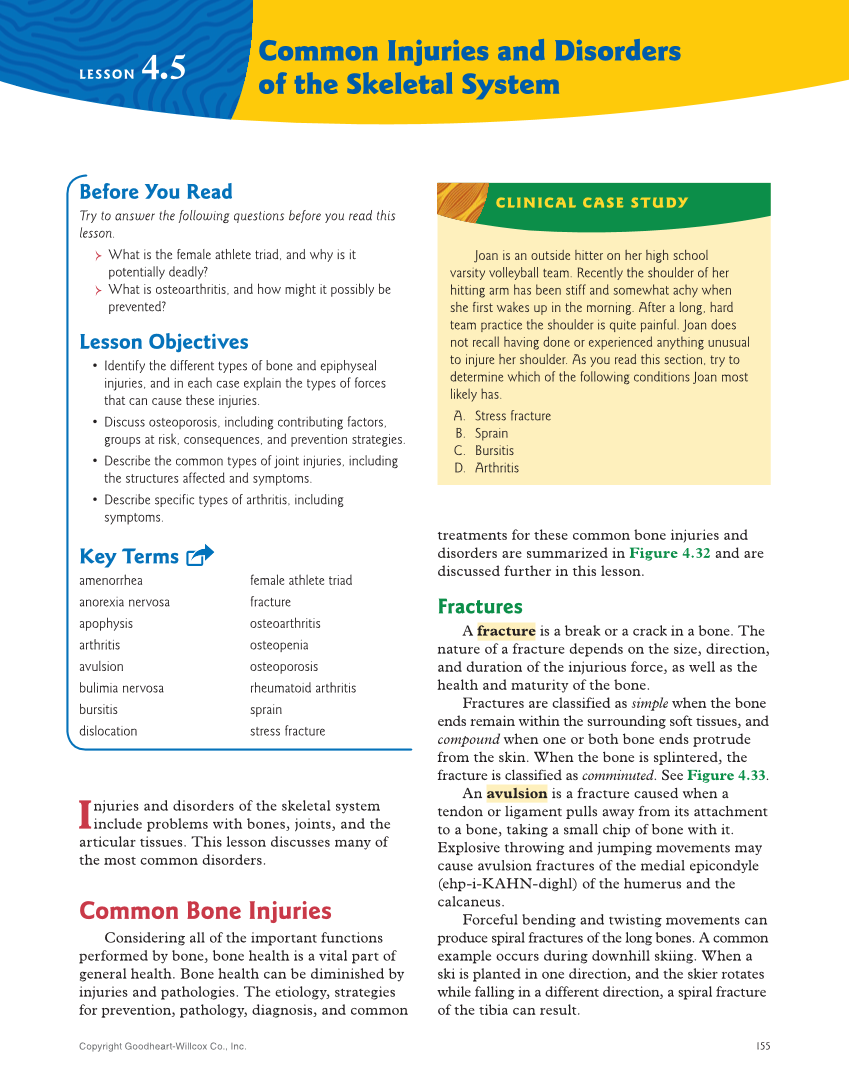Introduction to Anatomy and Physiology, 2nd Edition page 155