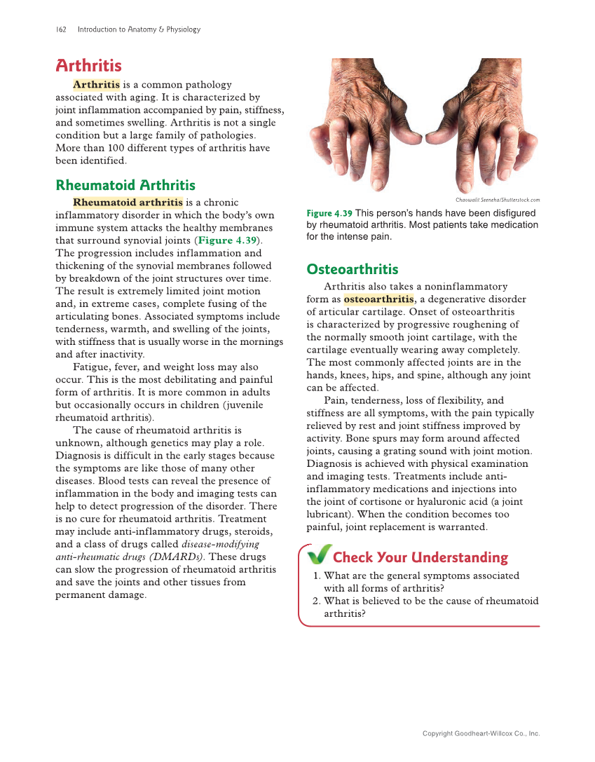 Introduction to Anatomy and Physiology, 2nd Edition page 162